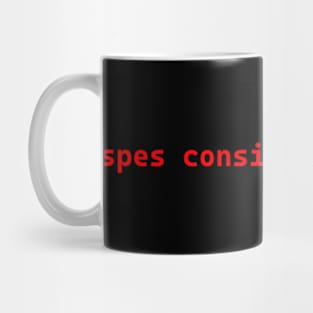 hope is not a strategy (latin) Mug